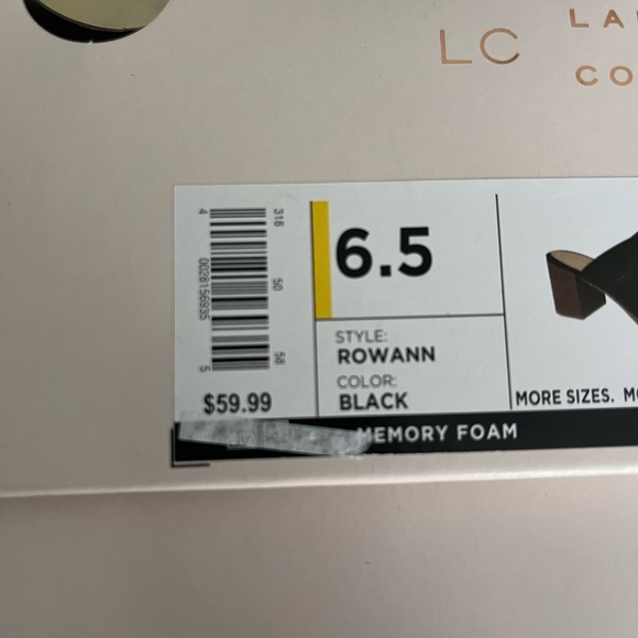 Womens Lauren Conrad Rowann Black Mules SZ US 6.5 - Picture 5 of 5
